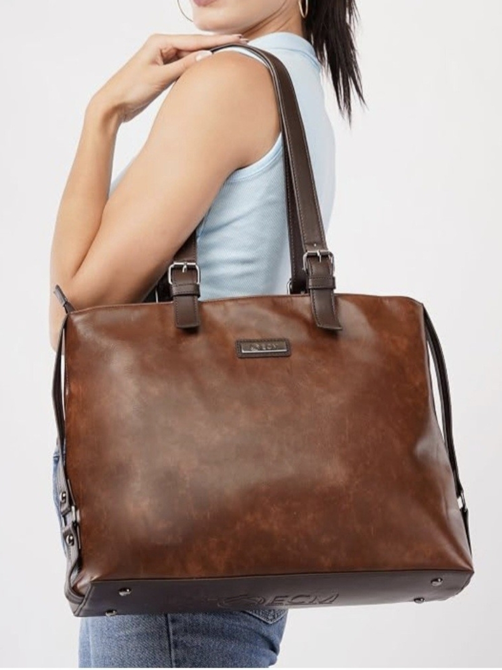 ECM 3pc Vegan Tote Set - #1465 - Picture 12 of 12